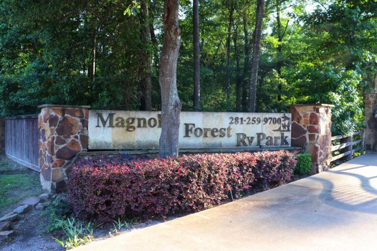 entry gate to magnolia forest