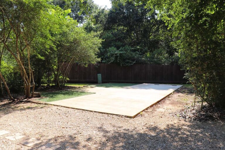 empty rv concrete pad